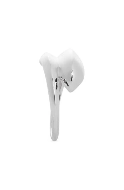 Argento Vivo Asymmetric Concave Ring