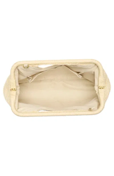 Collection Xiix Cutout Handle Straw Clutch