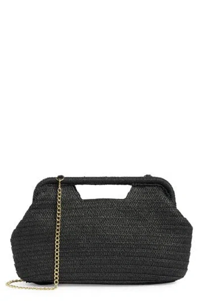 Collection Xiix Cutout Handle Straw Clutch