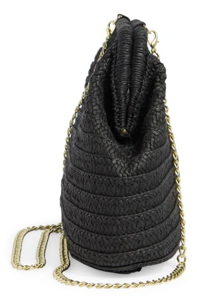 Collection Xiix Cutout Handle Straw Clutch
