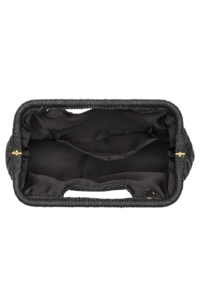 Collection Xiix Cutout Handle Straw Clutch