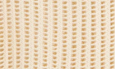 Elan Scoop Neck Open Stitch Cover-up Tank In Neutral