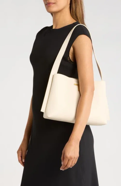 T Tahari Flange Faux Leather Shoulder Bag