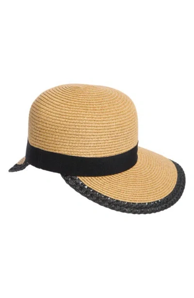 Nine West Crochet Trim Floppy Hat