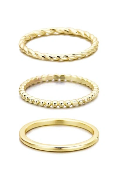 Adornia 3-piece Stackable Ring Set