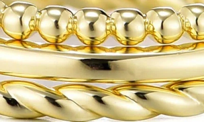 Adornia 3-piece Stackable Ring Set