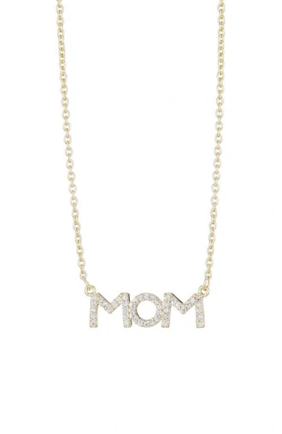 Adornia Cubic Zirconia Mom Necklace