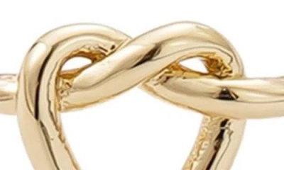 Adornia Knotted Heart Ring