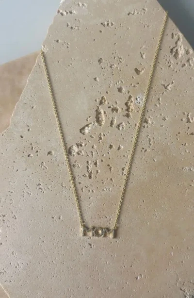 Adornia Cubic Zirconia Mom Necklace
