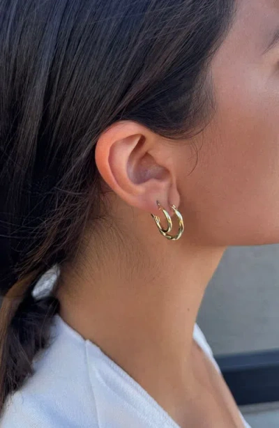 Adornia Set Of 2 Hoop Earrings
