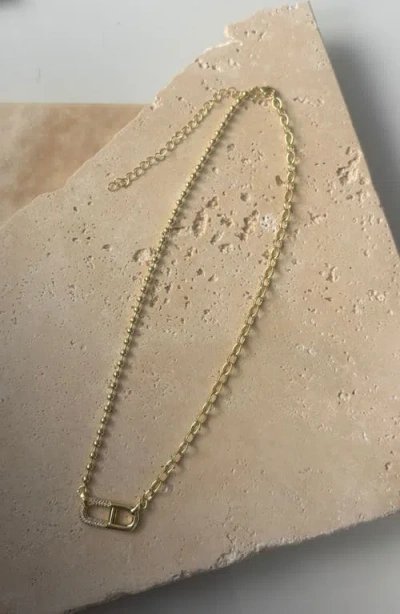 Adornia Mixed Chain Necklace