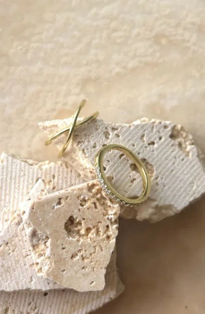 Adornia Set Of 2 Cz Rings