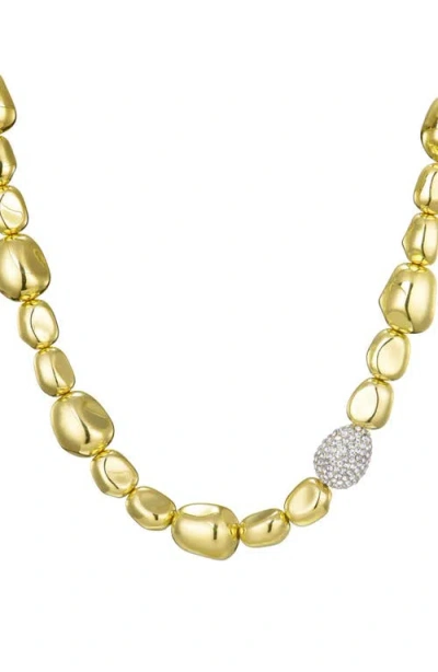 Adornia Pebbled Chain Necklace