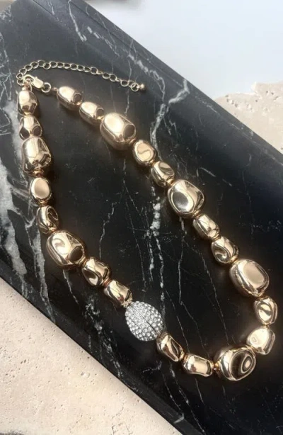 Adornia Pebbled Chain Necklace