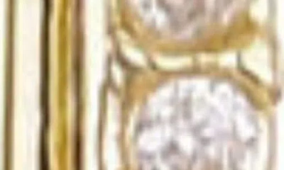 Adornia Cubic Zirconia Mini Paperclip Drop Earrings