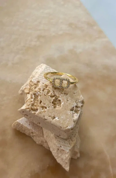 Adornia Fine Pavé Cz Mariner Link Ring