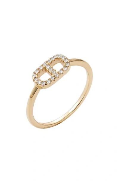 Adornia Fine Pavé Cz Mariner Link Ring