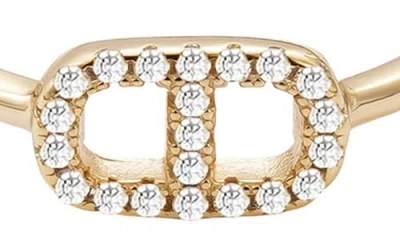 Adornia Fine Pavé Cz Mariner Link Ring