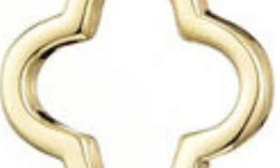 Adornia 14k Plated Clover Drop Earrings