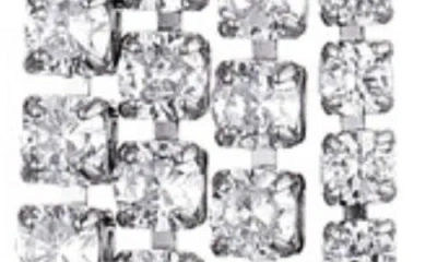 Adornia Crystal Cascading Drop Earrings