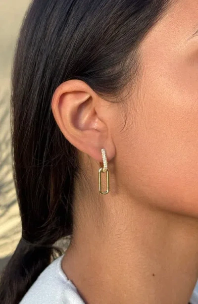 Adornia Crystal Single Drop Earrings
