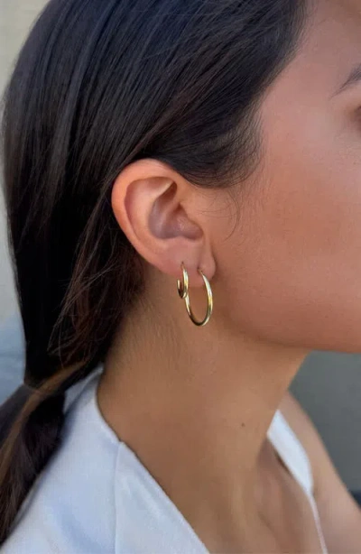 Adornia Set Of 2 Endless Hoop Earrings