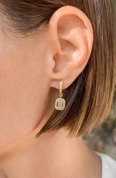 Adornia Asher Cut Drop Earrings