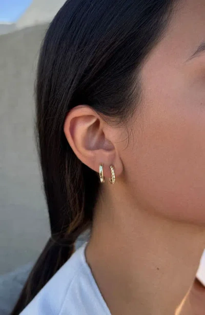 Adornia Set Of 3 Hoop Earrings