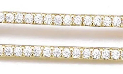 Adornia Gold Cubic Zirconia Elongated Pave Link Bracelet