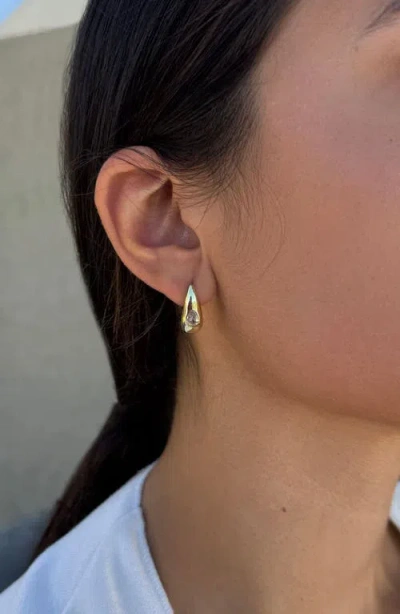 Adornia Pear Crystal Teardrop Earrings