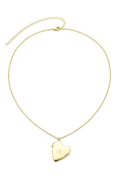 Adornia Initial Heart Pendant Necklace