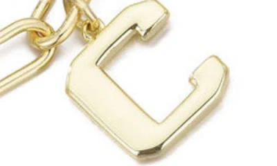 Adornia Initial Charm Bracelet