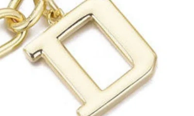 Adornia Initial Charm Bracelet
