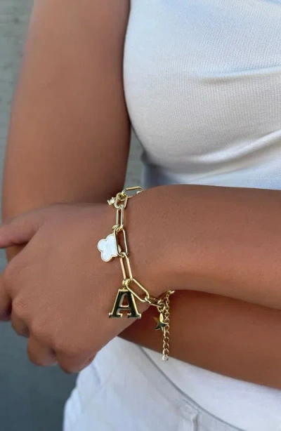 Adornia Initial Charm Bracelet