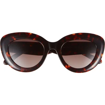 Kate Spade New York Capri 50mm Gradient Cat Eye Sunglasses