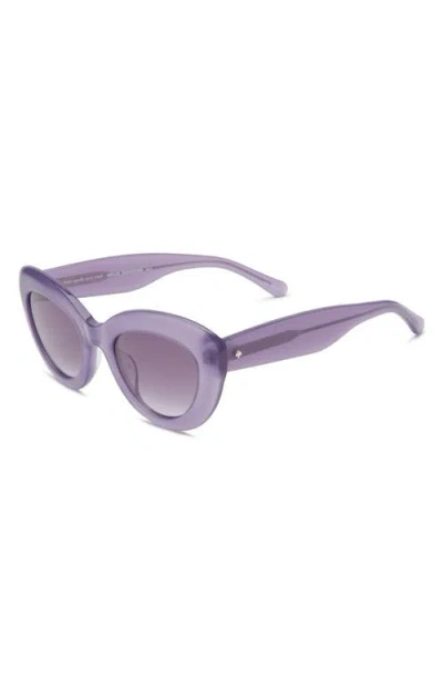 Kate Spade New York Capri 50mm Gradient Cat Eye Sunglasses