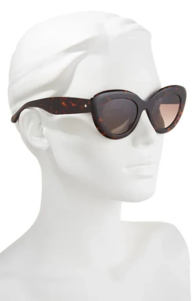 Kate Spade New York Capri 50mm Gradient Cat Eye Sunglasses