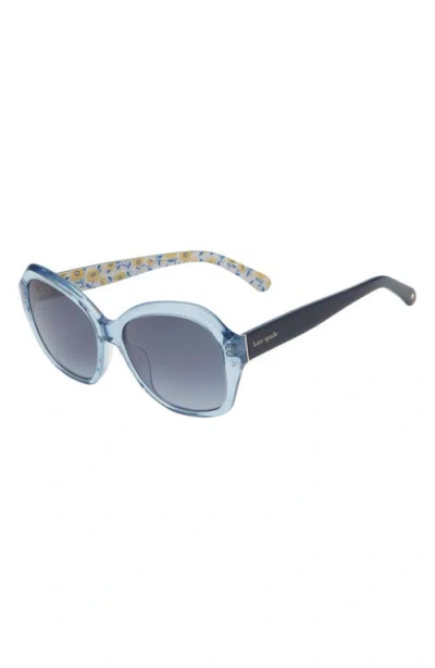 Kate Spade New York Lottie 55mm Butterfly Sunglasses