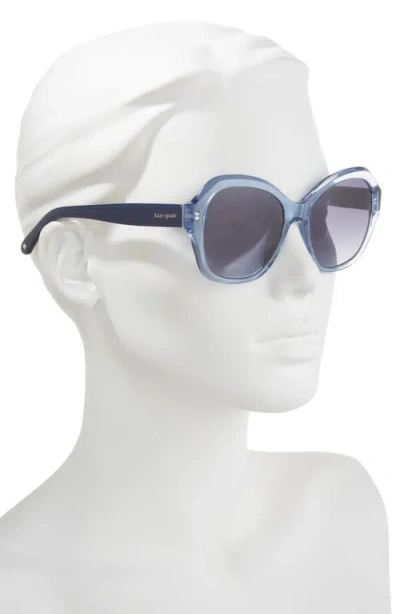 Kate Spade New York Lottie 55mm Butterfly Sunglasses