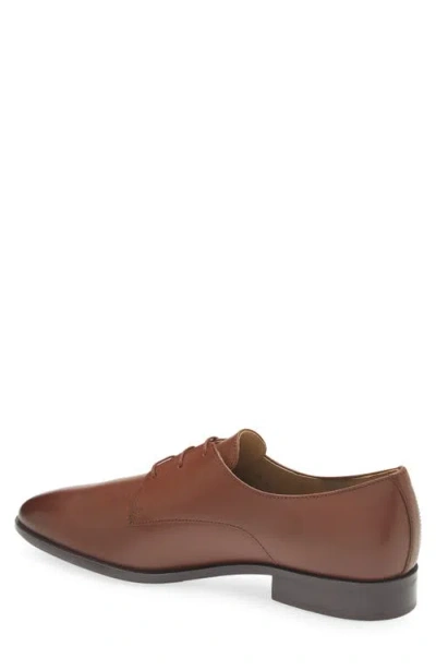 Hugo Boss Boss Colby Plain Toe Derby In Brown