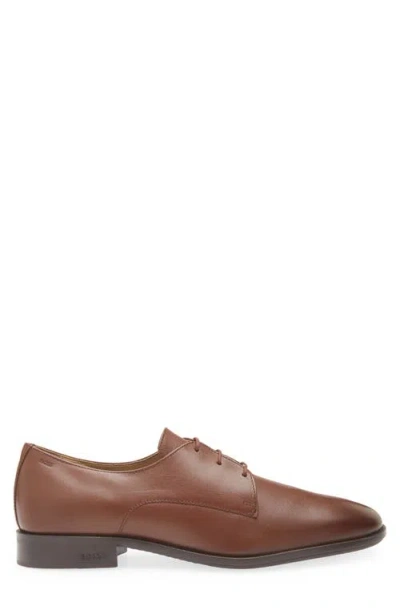 Hugo Boss Boss Colby Plain Toe Derby In Brown
