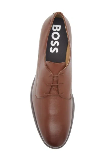 Hugo Boss Boss Colby Plain Toe Derby In Brown