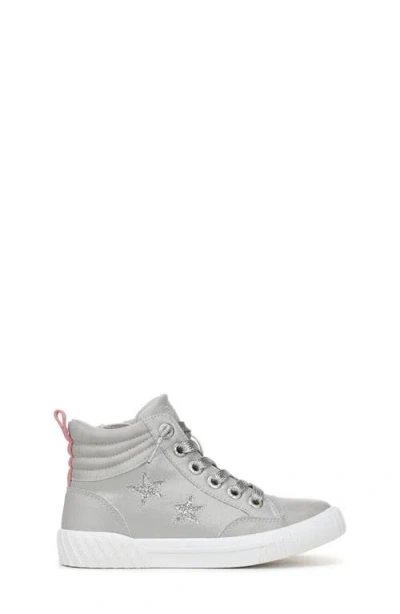 Blowfish Malibu Kids' Wanderland Glitter Star High Top Sneaker In Gray