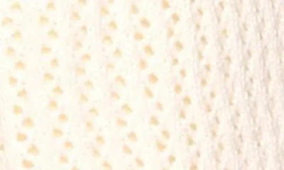 Hannah Banana Kids' Scalloped Open Knit Shorts In Multi