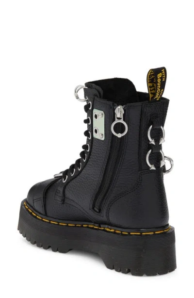 Dr. Martens' Dr. Martens Jadon Piercing Milled Leather Platform Boot