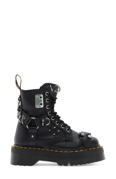 Dr. Martens' Dr. Martens Jadon Piercing Milled Leather Platform Boot