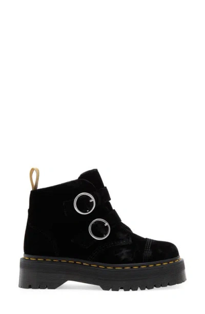Dr. Martens' Dr. Martens Devon Double Buckle Velvet Chukka Boot