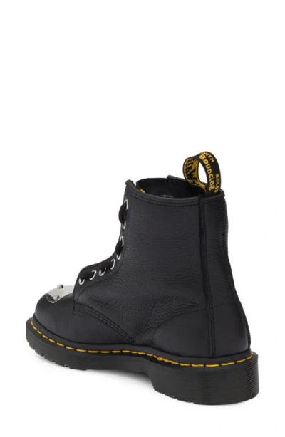 Dr. Martens 1460 Lunar Milled Leather Boot In Black