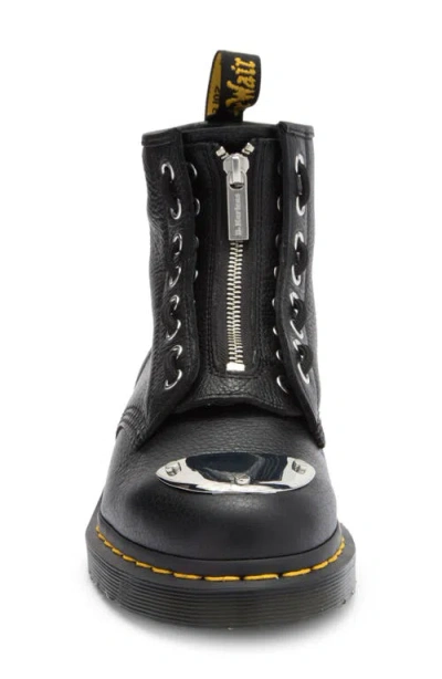 Dr. Martens 1460 Lunar Milled Leather Boot In Black
