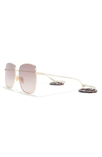 Gucci 59mm Square Sunglasses